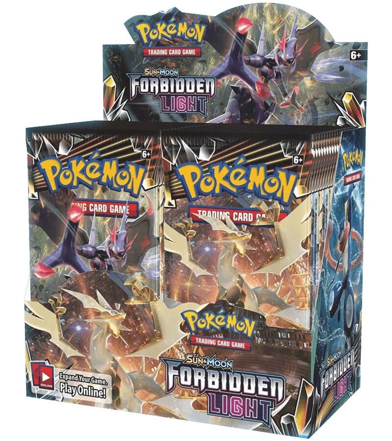 164296_in_1000x1000_56dec1fa-2eb7-4fb5-af81-09f2d5a9925d Pokemon TCG: Sun & Moon Forbidden Light Booster Box (SM06) - Image 1