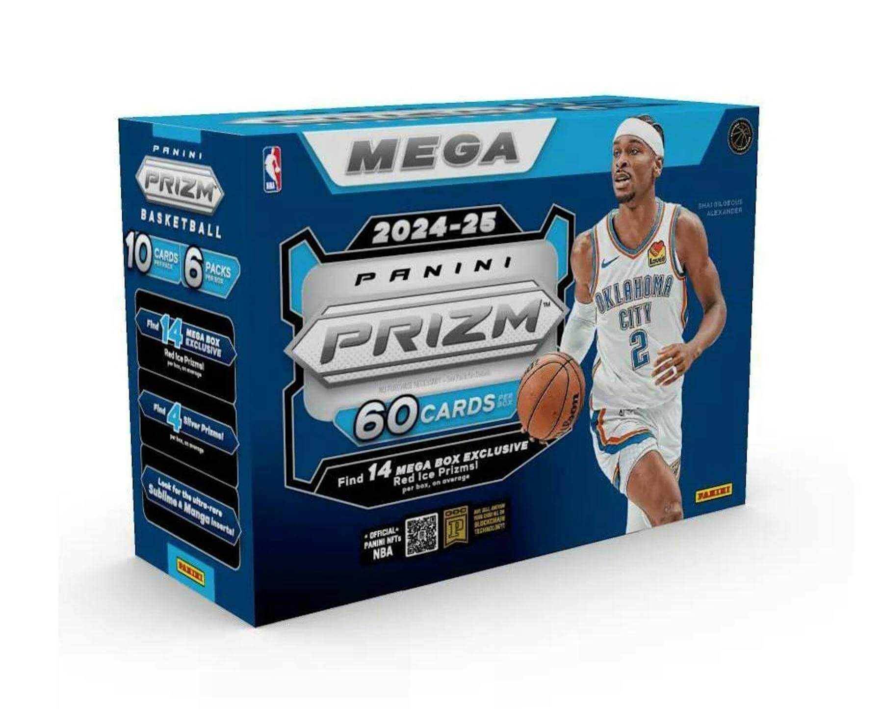 2024-25-prizm-mega-box-trgt 2024/25 Panini Prizm Basketball Mega Box (Red Ice Prizms!) - Image 1