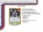 2025/26 Topps Basketball Hobby Box - Image 5
