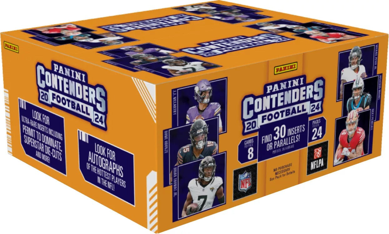 25PAAUNFLLG24CNTNXFLB 2024 Panini Contenders Football NFL Retail Box - Image 1