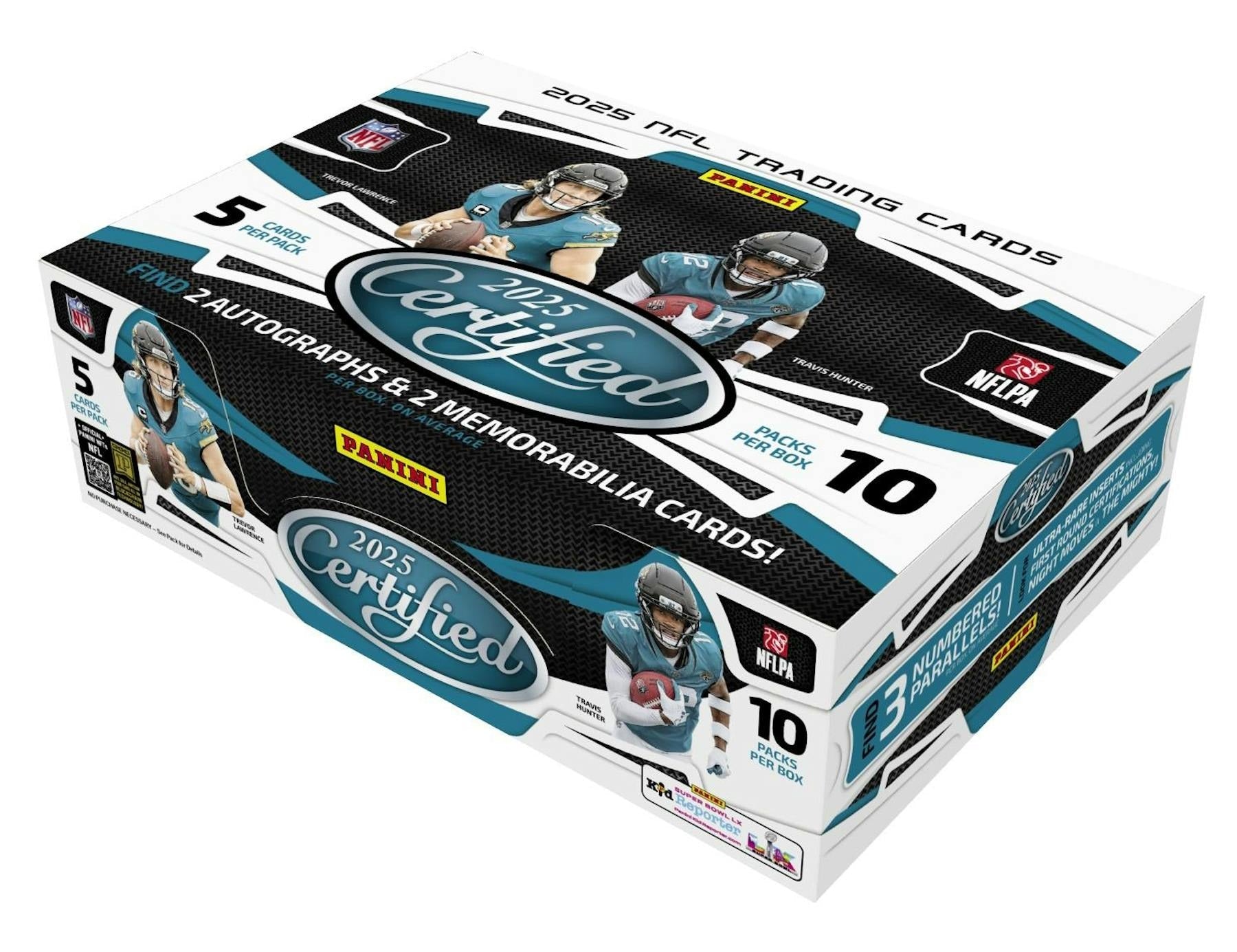 25certifiedfb_hobby_box 2025 Panini Certified Football Hobby Box - Image 1