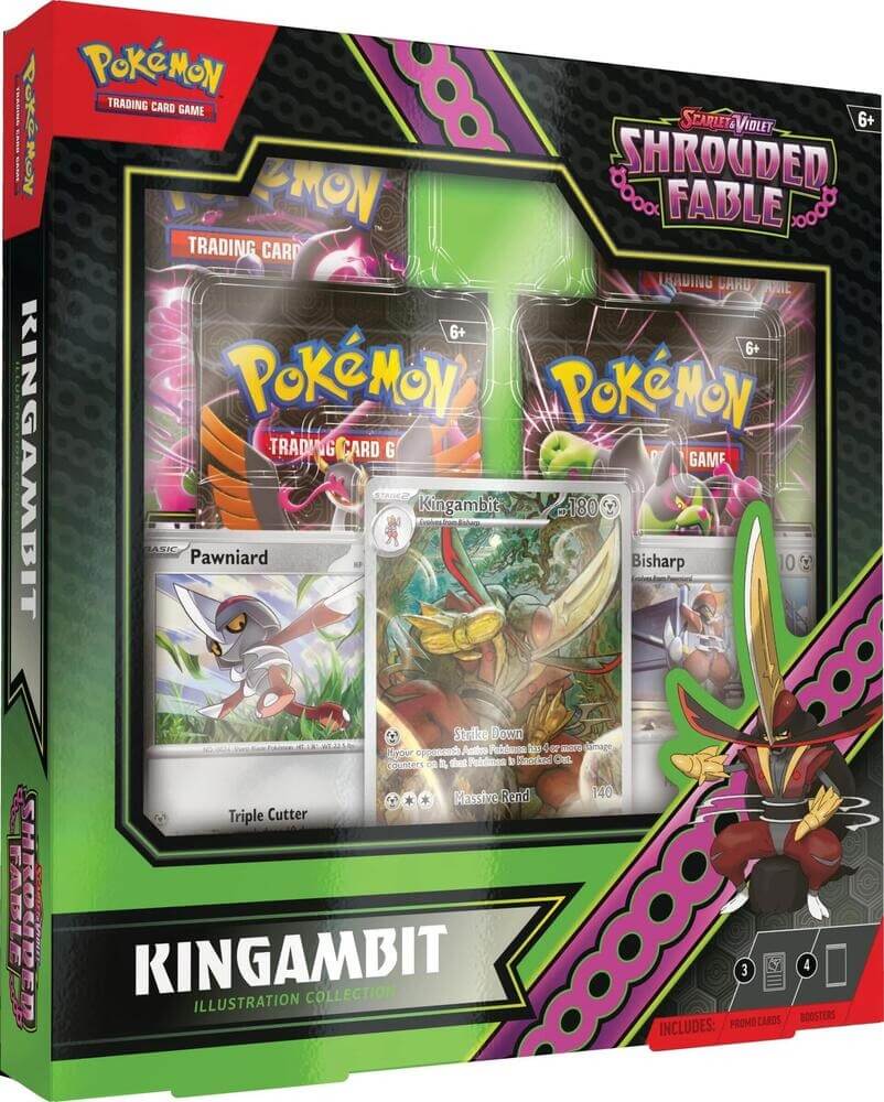 553000_in_1000x1000_01a517e6-5c7a-4d42-8cb2-7d2455189815 Pokemon TCG: Scarlet & Violet Shrouded Fable Kingambit Illustration Collection - Image 1