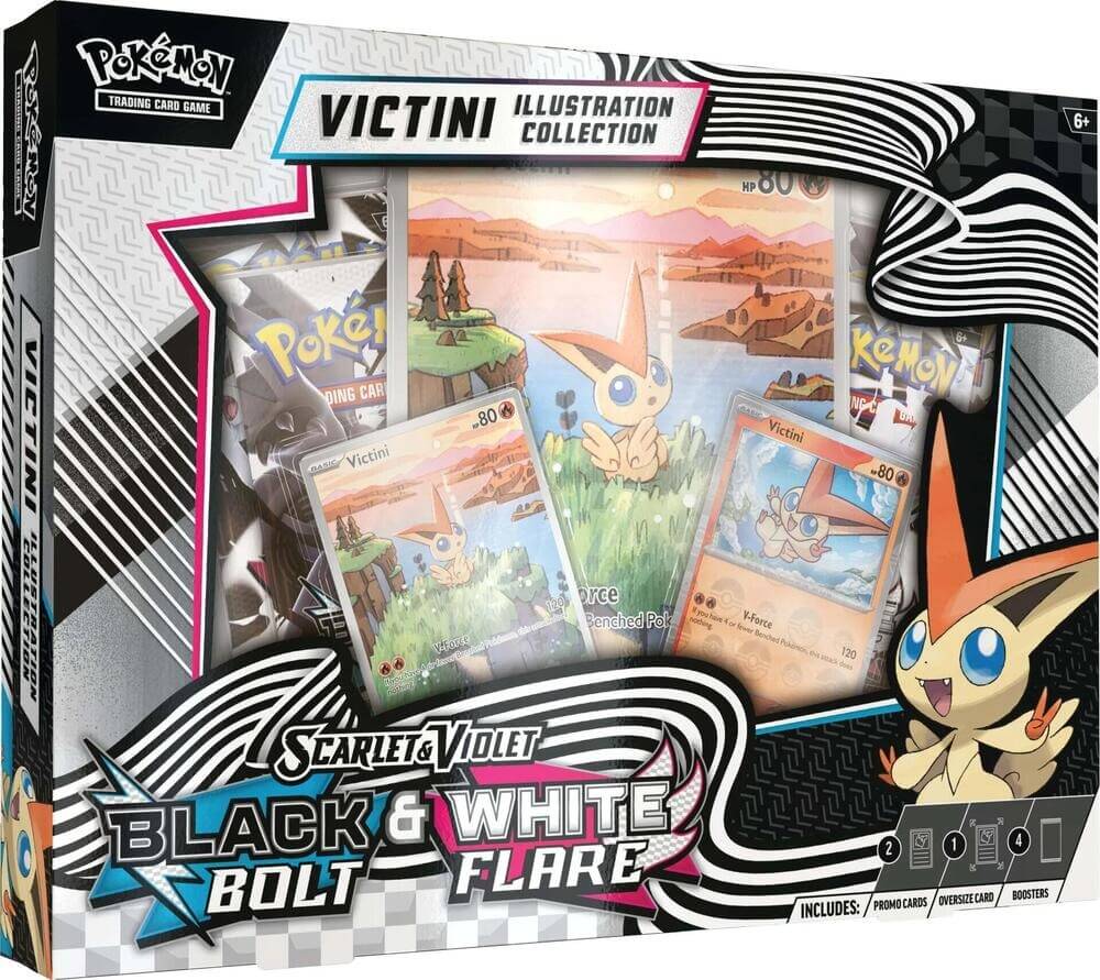 630615_in_1000x1000_0458e30c-53a7-4117-9538-4b4cca06e886 Pokemon TCG: Scarlet & Violet (SV10.5) Black Bolt and White Flare - Victini Illustration Collection - Image 1