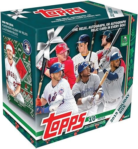 81RBDrJ8uCL._AC_SX466 2019 Topps Holiday Baseball Mega Box - Image 1