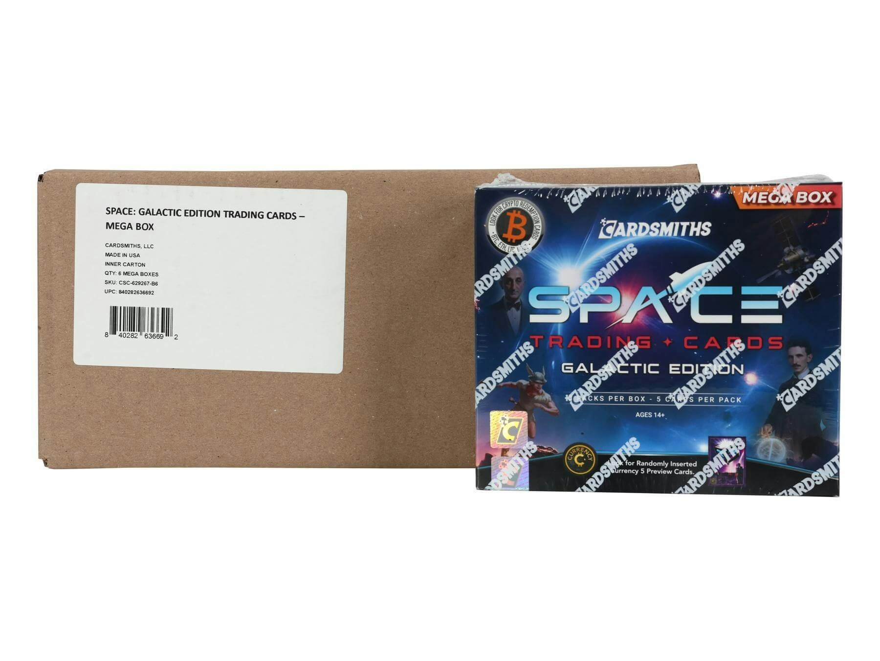877543_001_071525 Currency Space Trading Cards Mega 6-Box Inner Case (Cardsmiths 2025) - Image 1