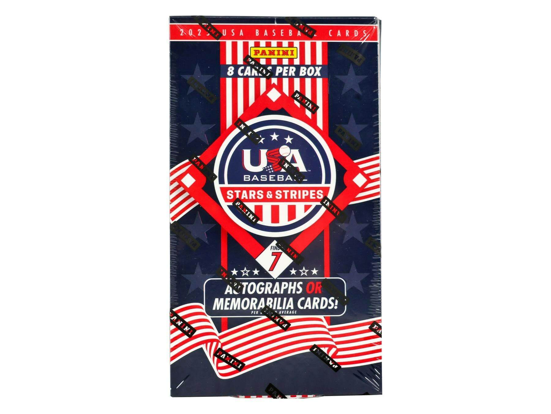 881542_004_041625 2025 Panini USA Stars & Stripes Baseball Hobby Box - Image 1