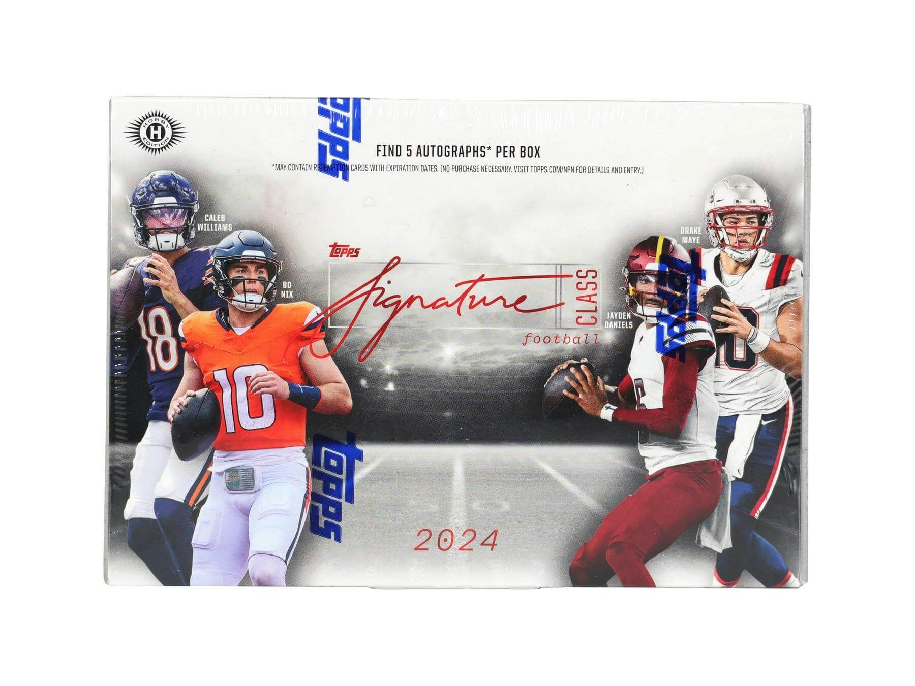 889791_004_051425 2024 Topps Signature Class Football Hobby Box - Image 1