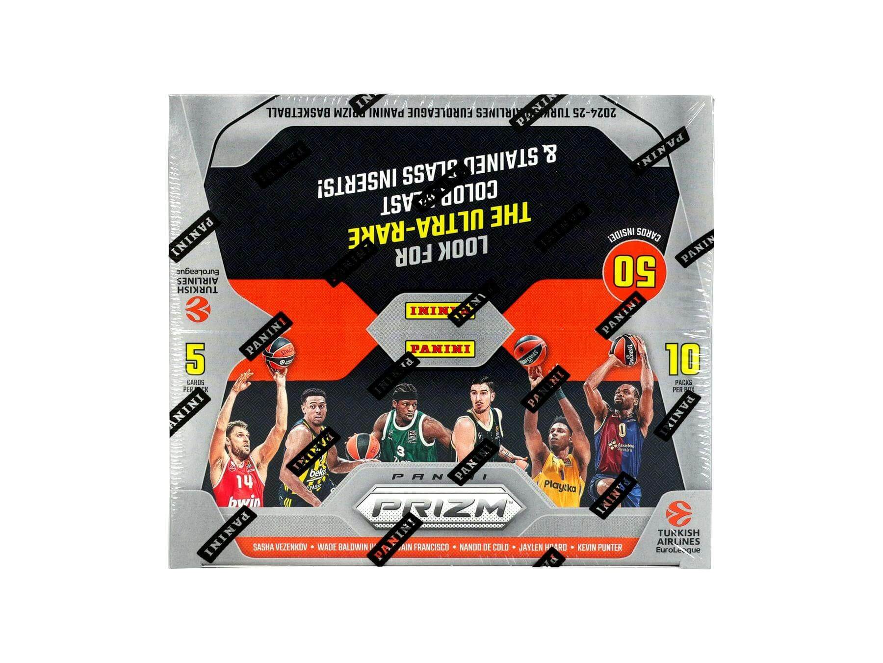 891748_004_052225 2024/25 Panini Prizm Turkish Airlines EuroLeague Basketball Hobby Box - Image 1