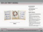 2024 Leaf Trinity Baseball Hobby Box - Image 5