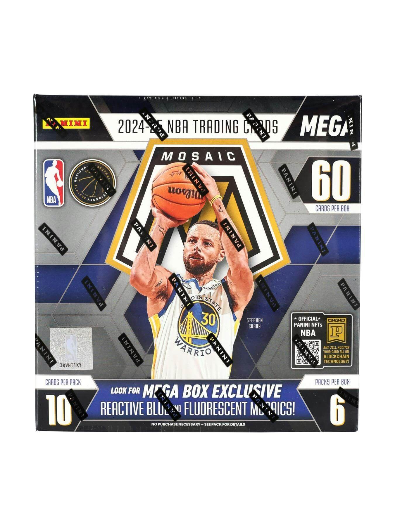 903781_004_072825 2024/25 Panini Mosaic Basketball Mega Box (Reactive Blue!) - Image 1