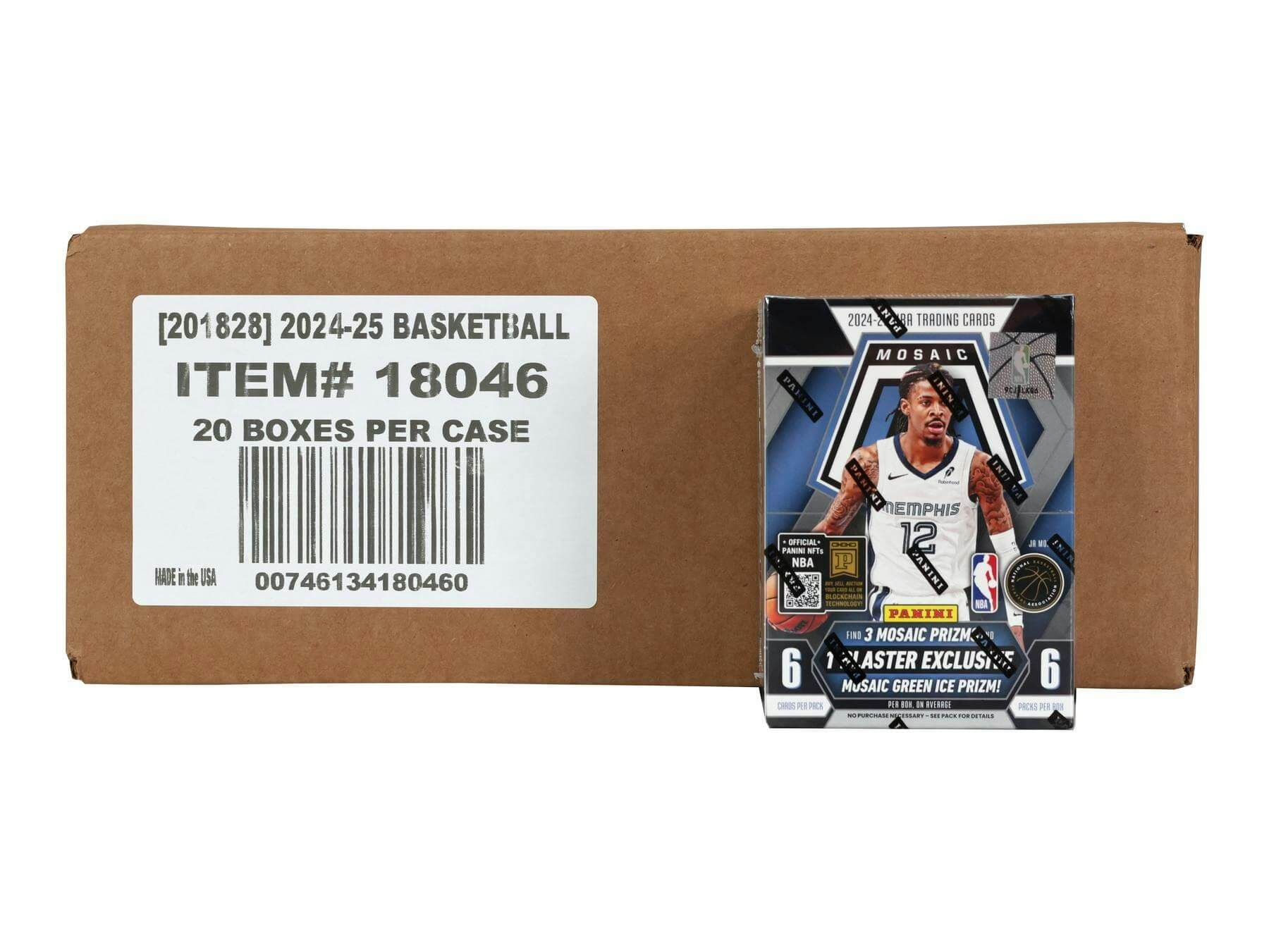 904051_001_072825 2024/25 Panini Mosaic Basketball 6-Pack Hobby Blaster 20-Box Case - Image 1