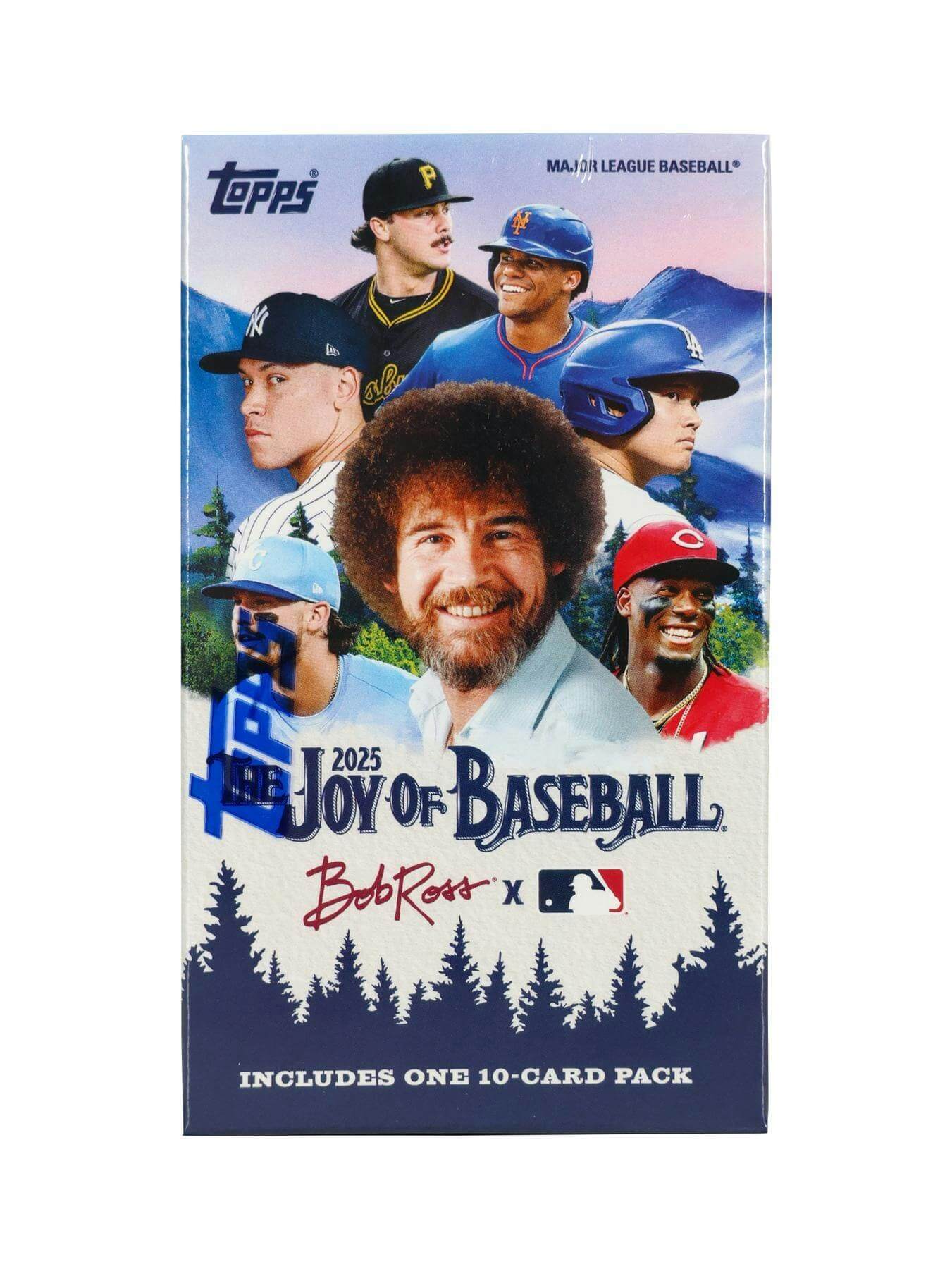 907701_001_082625 2025 Topps x Bob Ross The Joy of Baseball Happy Little Box - Image 1