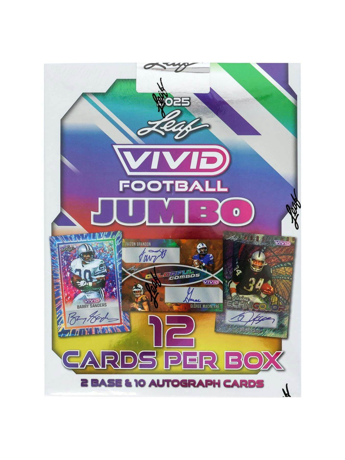 908406_004_093025 2025 Leaf Vivid Football Hobby Jumbo Box - Image 1