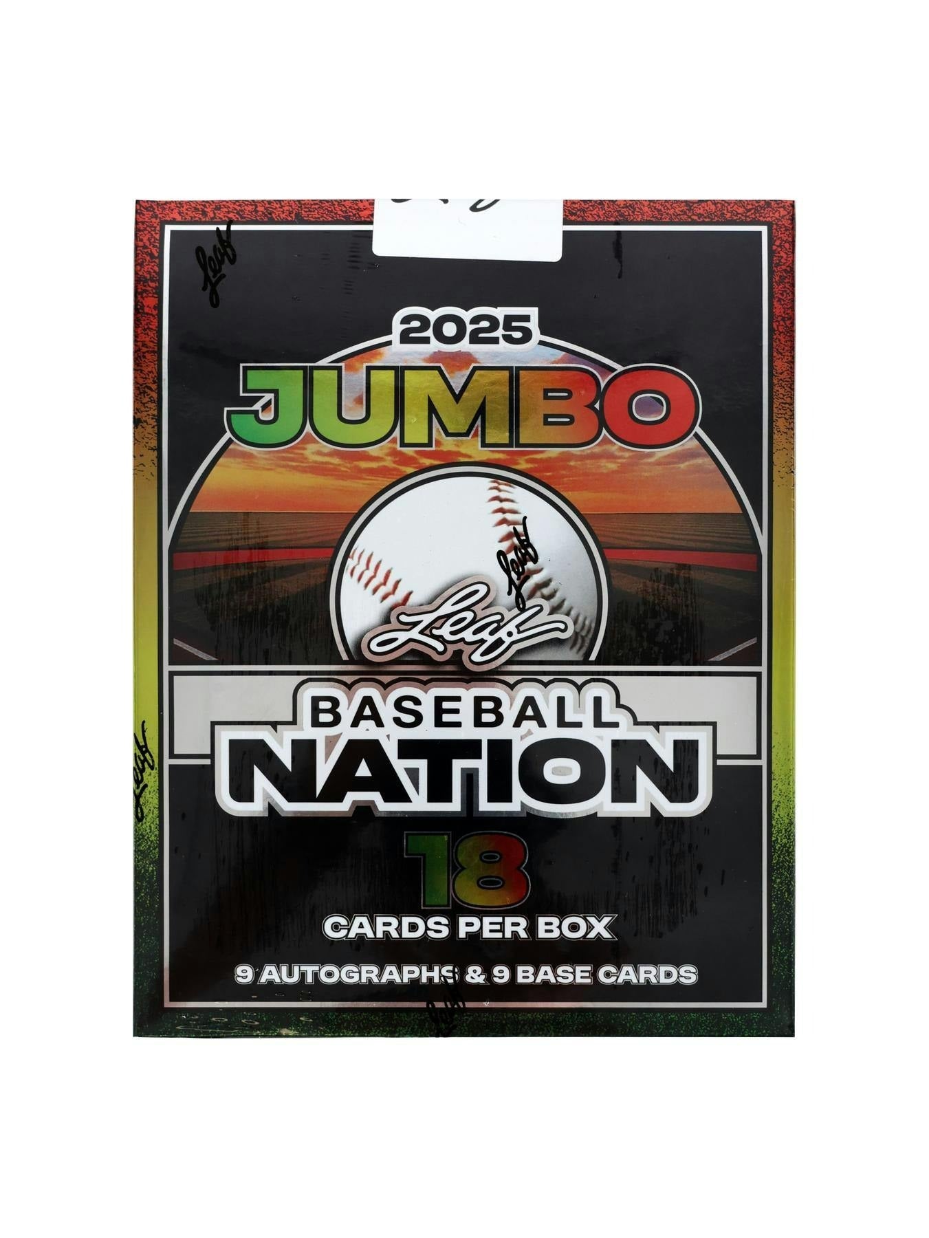 909701_004_090825 2025 Leaf Baseball Nation Hobby Jumbo Box - Image 1