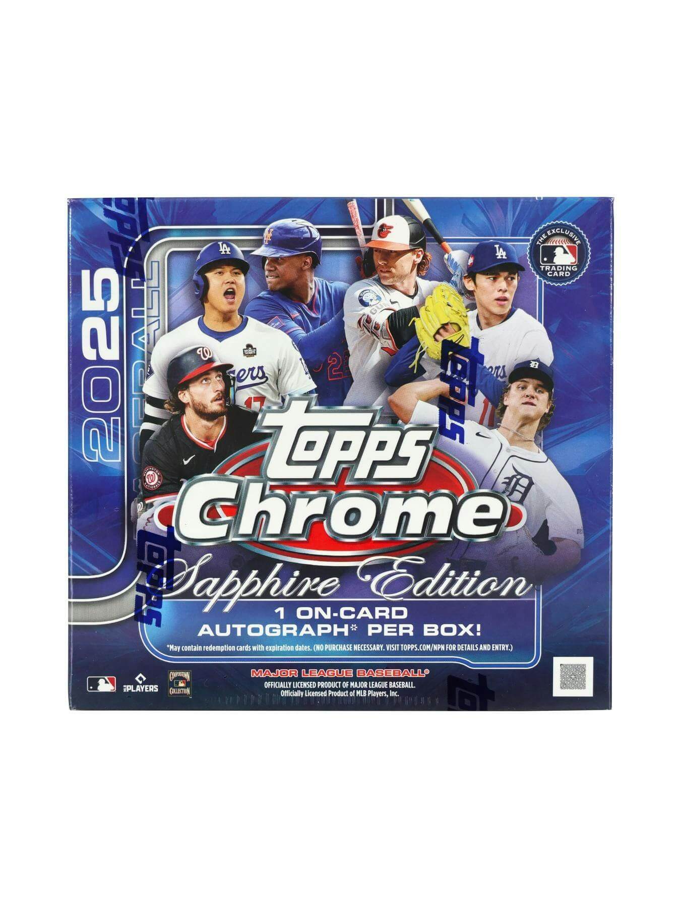 910202_004_082525 2025 Topps Chrome Baseball Sapphire Edition Hobby Box - Image 1