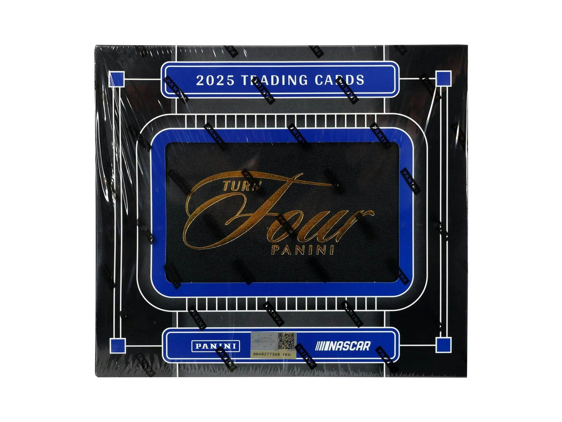 910341_004_100125_447aebfa-36ae-4484-92c7-7a4bf6202951 2025 Panini Turn Four Nascar Racing Hobby Box - Image 1