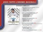 2025 Topps Chrome Baseball Hobby 12-Box Case - Image 16