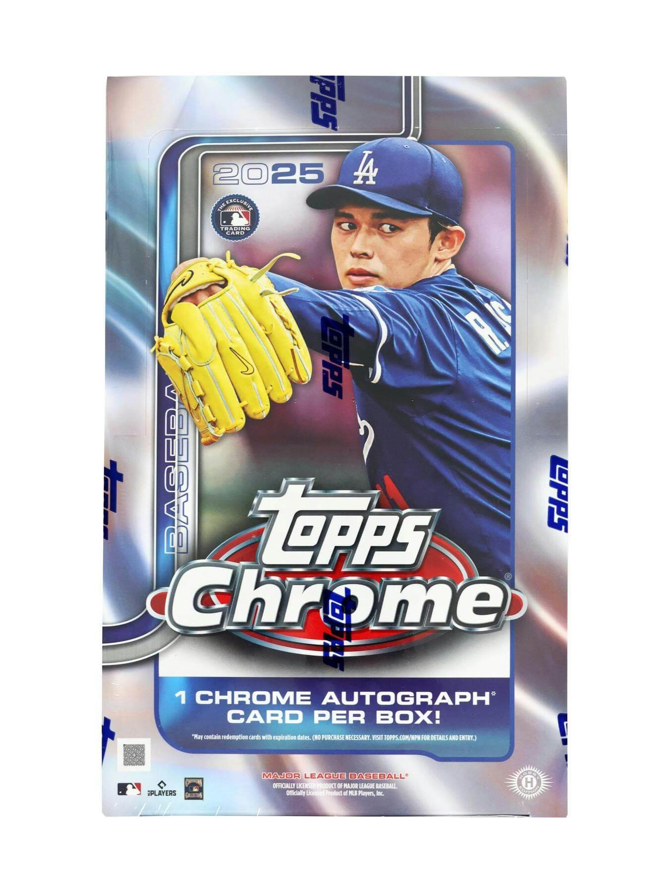 DN-25TOPCHRBB-HB1_0aebe375-17cb-4a64-8648-15e406c0f5b6 2025 Topps Chrome Baseball Hobby Box - Image 1