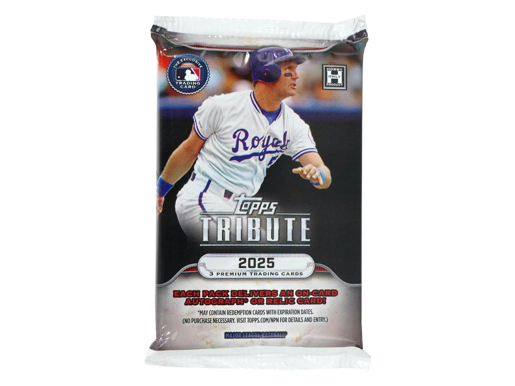 DN-25TOTRBB-HP_971754fa-5a8a-4464-b78f-0c38443eee98 2025 Topps Tribute Baseball Hobby Pack - Image 1