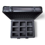 Guardian: 3-Row Graded Card Aluminum Storage Case (Black Diamond Pattern) - Image 8