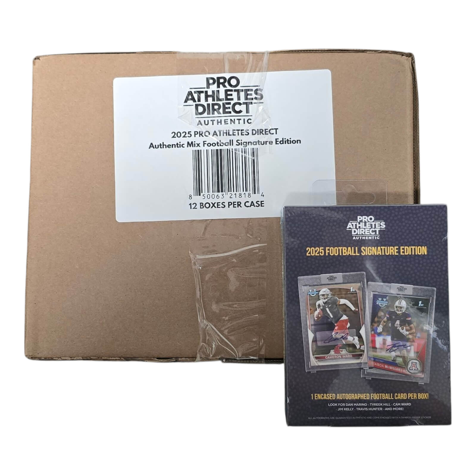 GT-25PUFPADASE-CSE 2025 Pro Athletes Direct Signature Edition Football Hobby 12-Box Case - Image 1