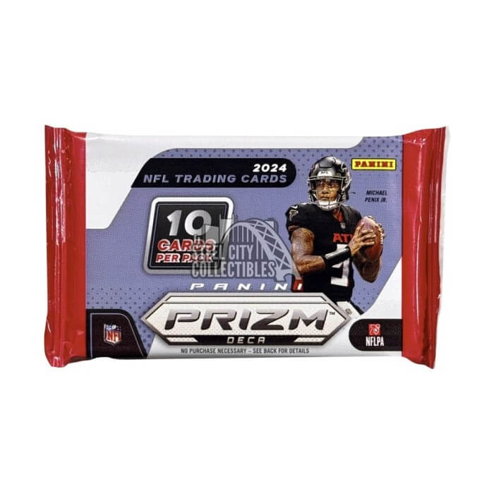 Image-Mockups-00142323902 2024 Panini Prizm Deca Football Hobby Pack - Image 1