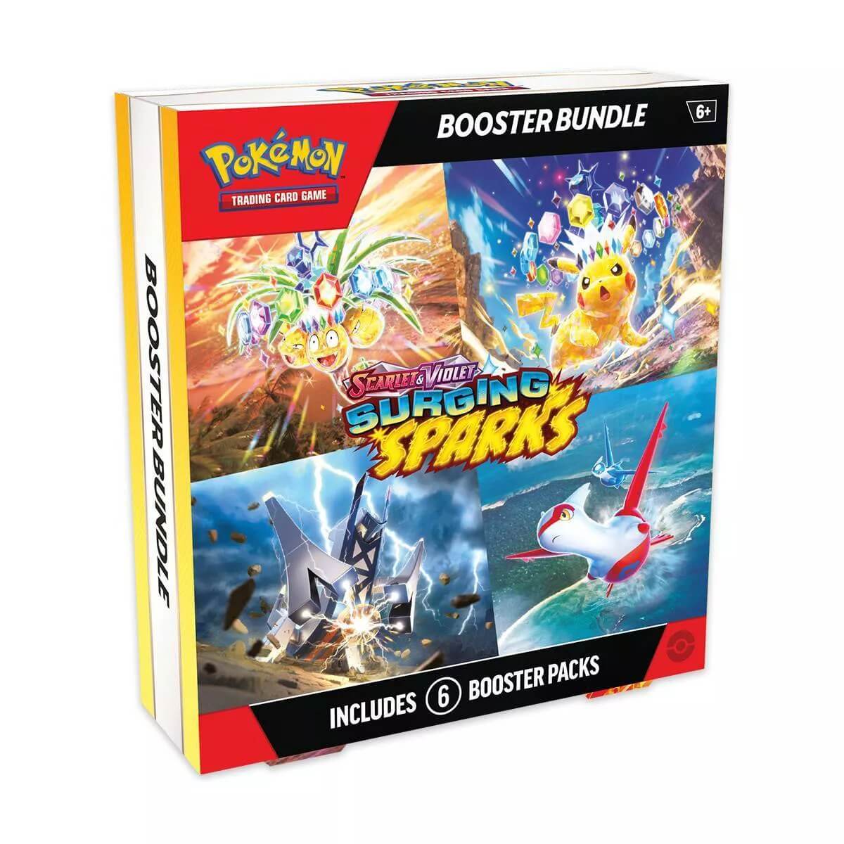 ME-19185991-BU1 Pokemon TCG: Scarlet & Violet (SV08) Surging Sparks Booster Bundle - Image 1