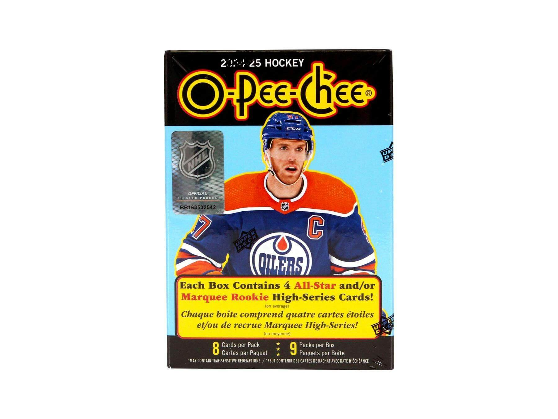 ME-70790-BL1 2024/25 Upper Deck O-Pee-Chee Hockey 9-Pack Blaster Box - Image 1
