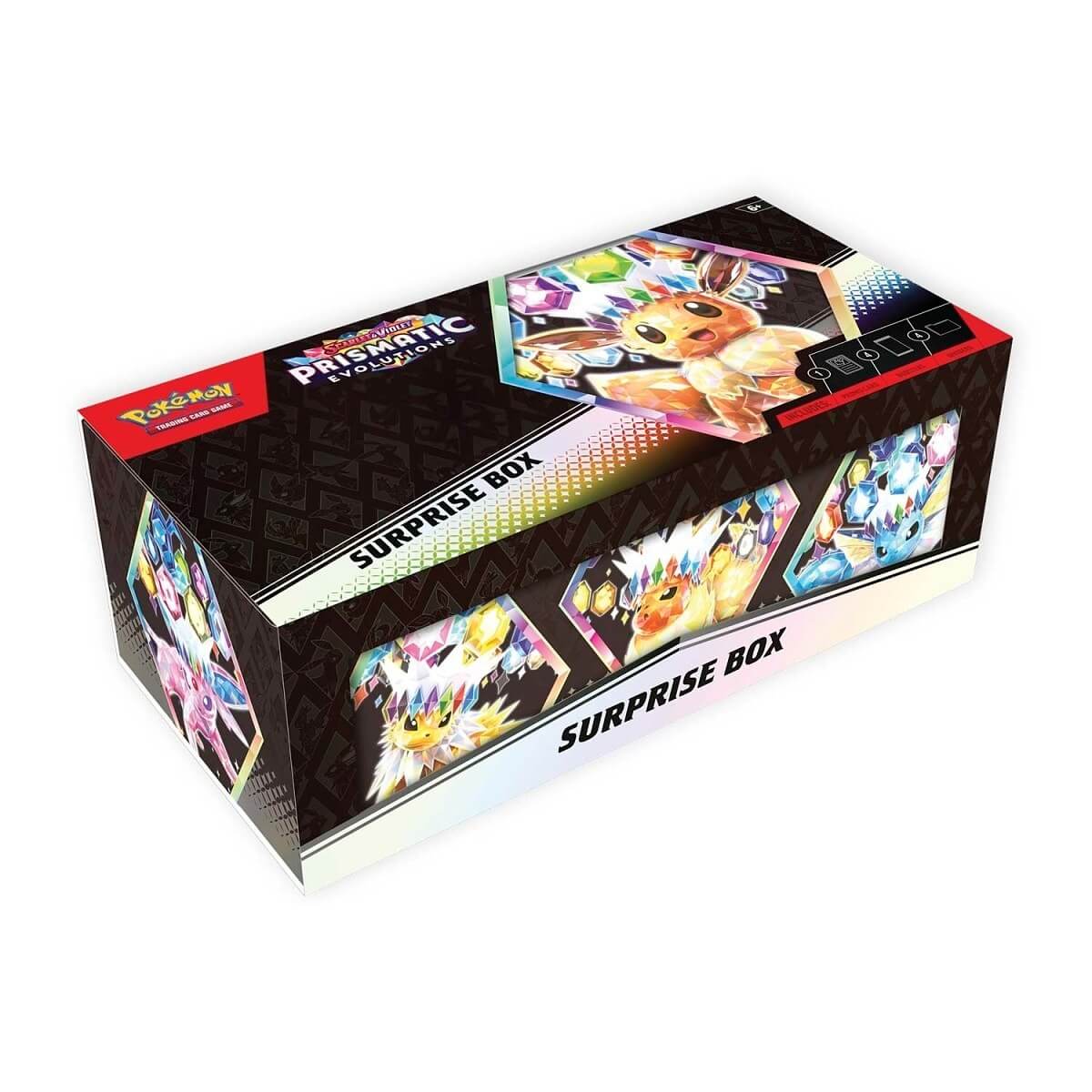 ME-POKSV8.5PE-SB1 Pokemon TCG: Scarlet & Violet Prismatic Evolutions (SV8.5) Surprise Box - Image 1