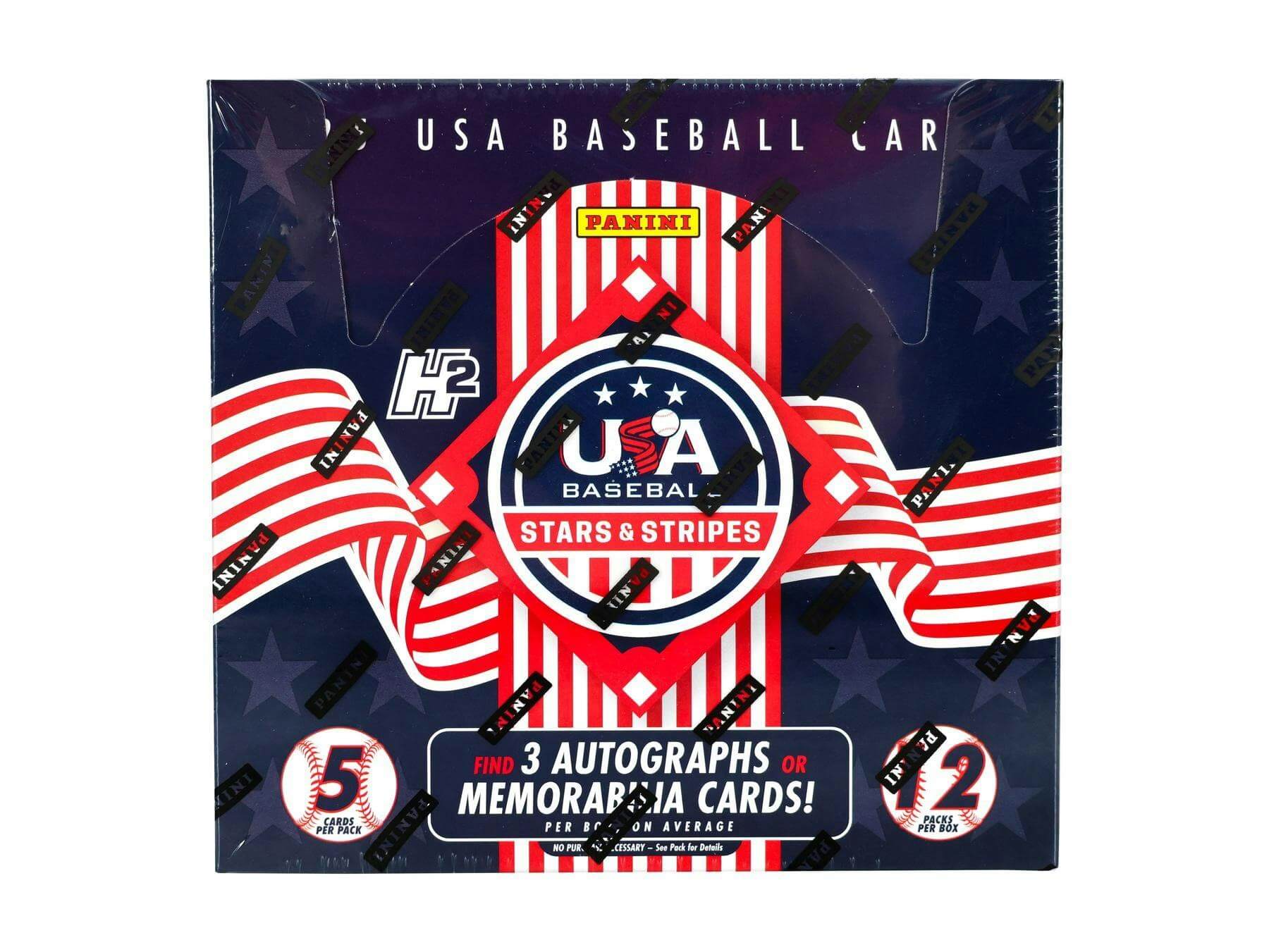 PH-PANBSSH25-H21 2025 Panini USA Stars & Stripes Baseball H2 Box - Image 1