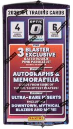 2023 Panini Donruss Optic Football 6-Pack Blaster Box (Pink Parallels!) - Image 3