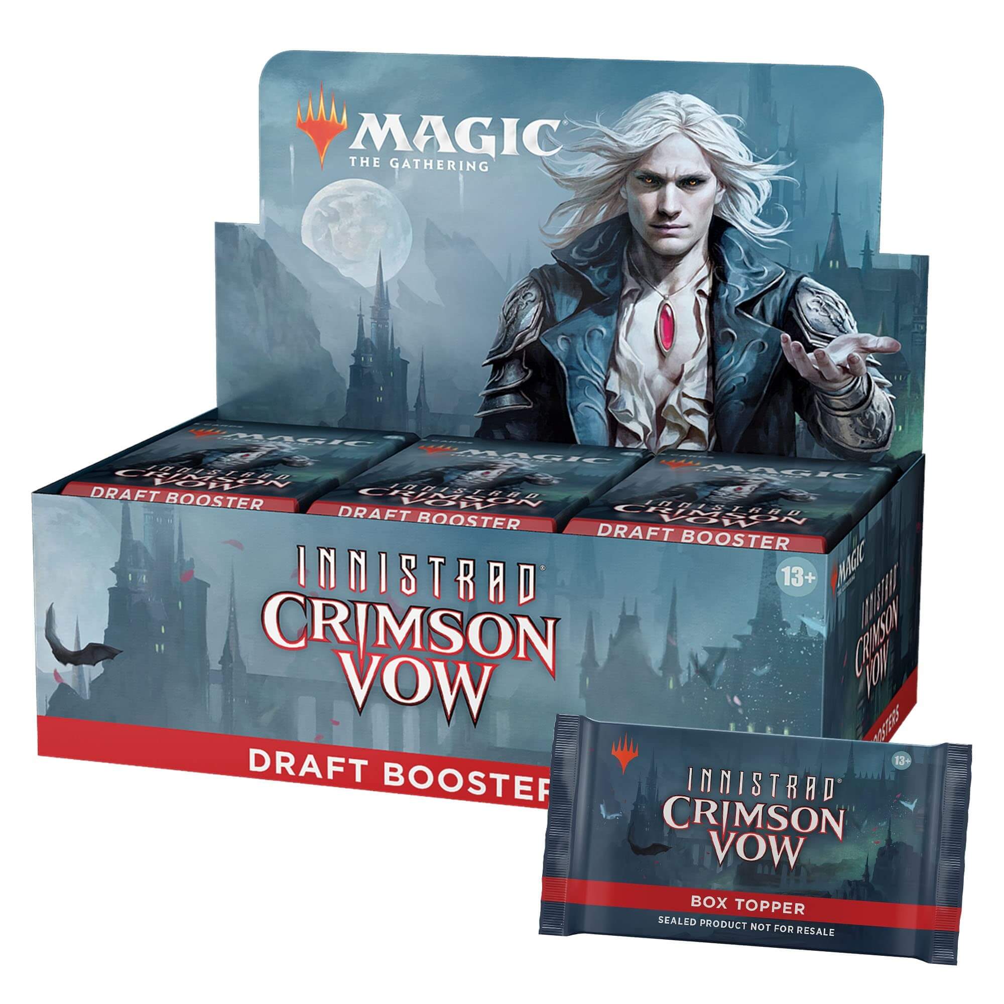 PH-WOCC9060-DBB1 Magic The Gathering: Innistrad Crimson Vow Draft Booster Box - Image 1