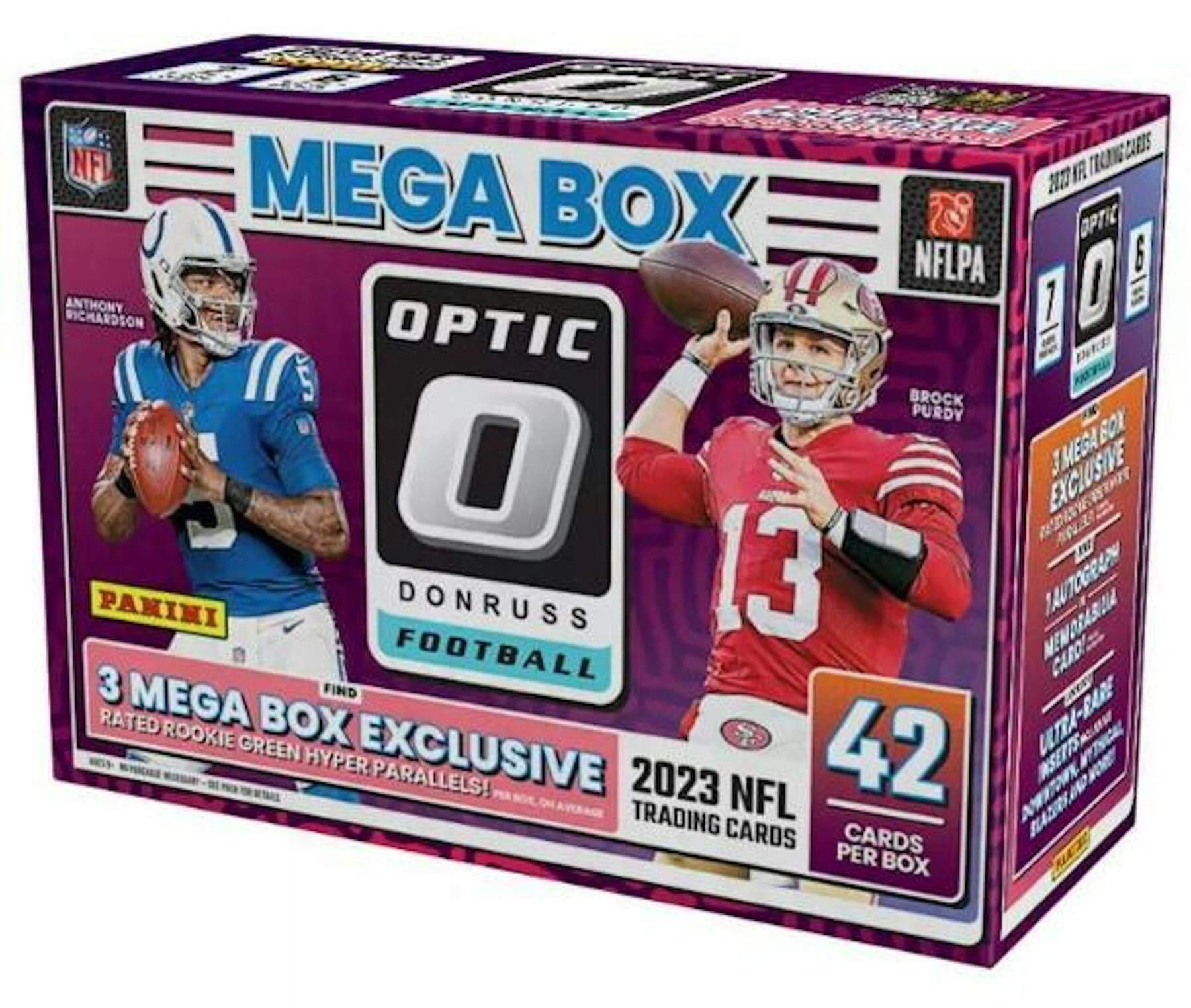RI-23PDOFB-MB1 2023 Panini Donruss Optic Football Mega Box (Green Hyper Parallels) - Image 1