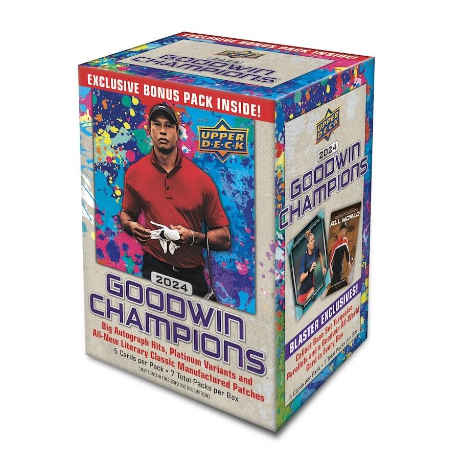 SP-UD24GCB-BL1 2024 Upper Deck Goodwin Champions Factory Sealed Blaster Box - Image 1