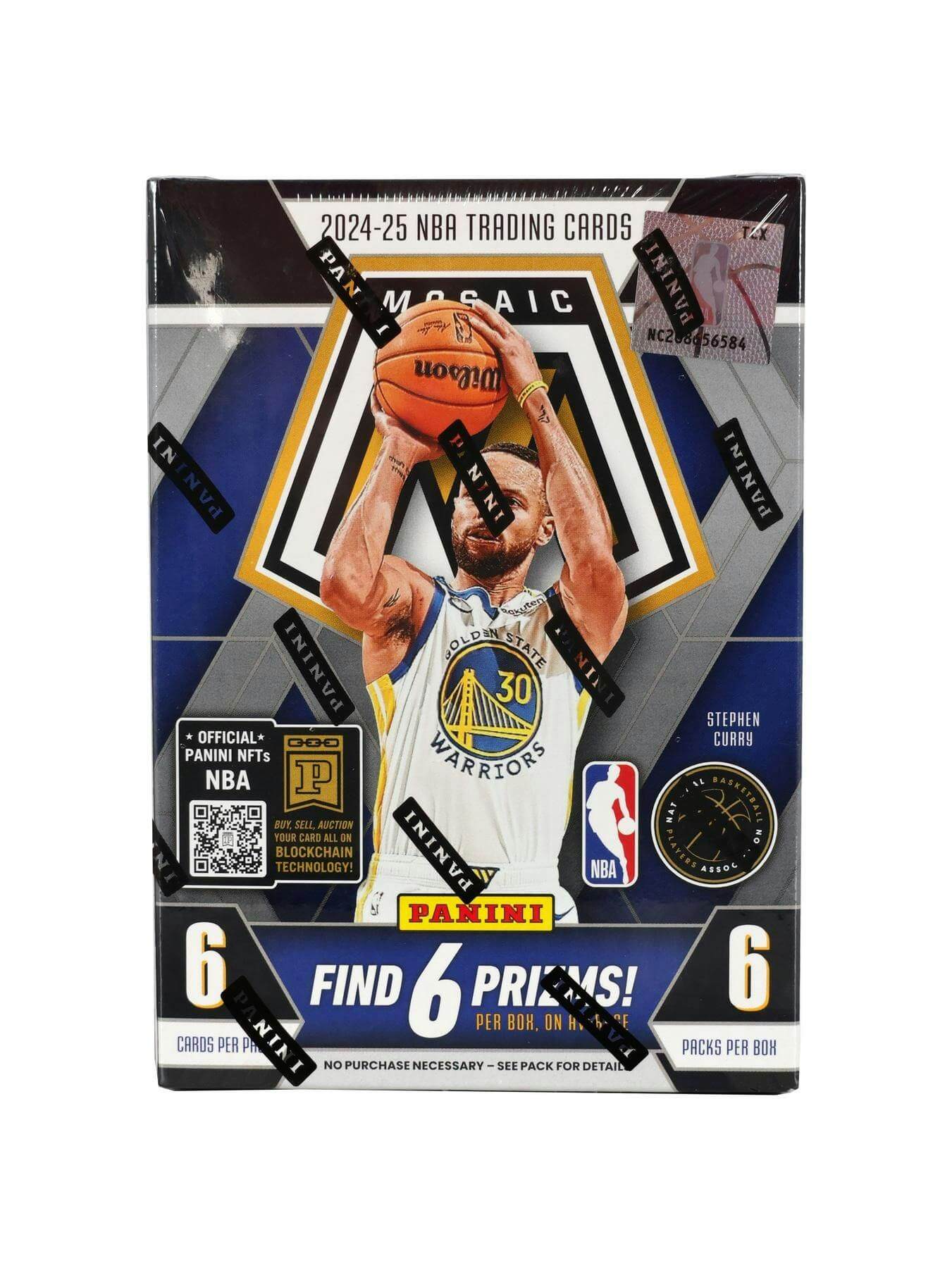 TM-25PANMOSBK-BB1 2024/25 Panini Mosaic Basketball 6-Pack Blaster Box - Image 1