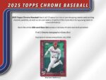 2025 Topps Chrome Baseball Hobby Jumbo 8-Box Case - Image 3