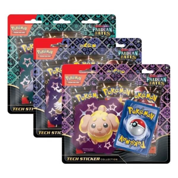 TM-POKPALFATETSC-CB Pokemon TCG: Scarlet & Violet (SV4.5) Paldean Fates Tech Sticker Collection (Various) - Image 1
