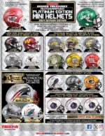 2024 Tristar Hidden Treasures Football Mini Helmet Platinum Season Edition Hobby Box - Image 5