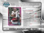 2025 Bowman University Chrome Football 7-Pack Blaster Box - Image 2