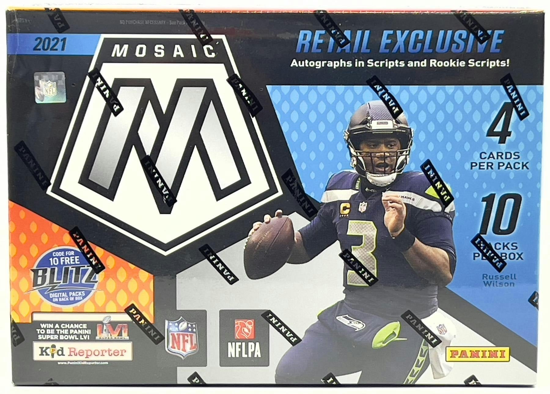 mosaic_mega_c2d8e2af-cf26-49d8-974b-cc441f32373c 2021 Panini Mosaic Football Mega Box - Image 1