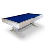Hathaway Montecito 8-ft Pool Table – Driftwood Finish with Blue Felt BG5021