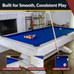 Hathaway Montecito 8-ft Pool Table – Driftwood Finish with Blue Felt BG5021 - Image 4