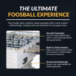 Hathaway Montecito 55-in Foosball Table – Driftwood BG5022 - Image 2