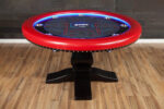 BBO Poker Tables Ginza LED Black Round Poker Table - Image 4
