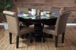 BBO Poker Tables Ginza LED Black Round Poker Table - Image 3