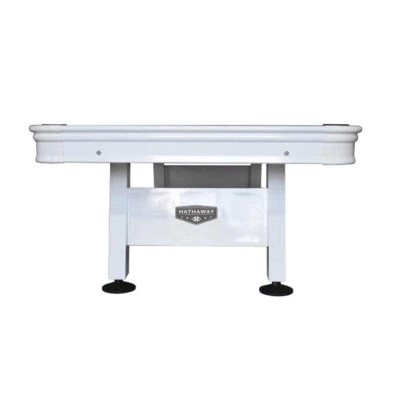 Hathaway Alpine 8-ft Outdoor Pool Table – White with Blue Felt BG3147 - Image 3