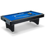 Hathaway Hustler Pool Table with Ball Return – Black with Blue Felt BG2515PB / BG2520PB