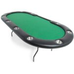 BBO Poker Tables Aces Pro Folding Poker Table 10 Person - Image 2