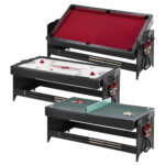 Fat Cat Original Pockey 7ft Black 3 in 1 Multi Game Table - Image 2