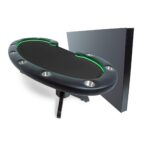 BBO Poker Tables Lumen HD LED Black Poker Table 10 Person - Image 2
